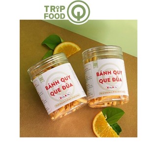 Bánh que quy đũa mặn vị bơ sữa TRiP Food 250g - Hũ bánh quy đũa mặn bơ sữa ăn vặt loại 1