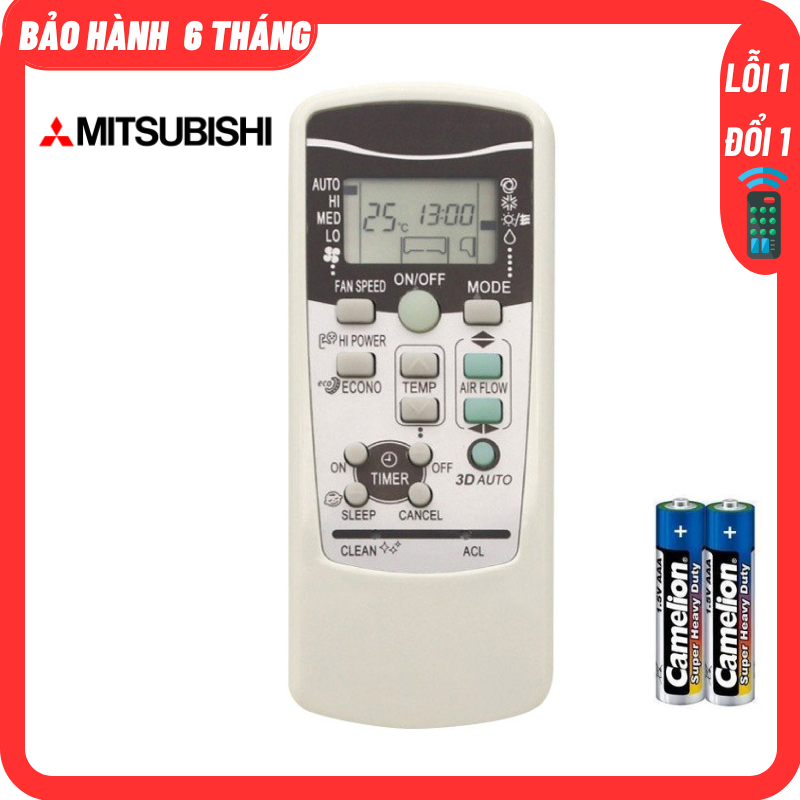 Điều khiển Điều hòa MITSUBISHI Heavy 3D kèm Pin - Remote máy lạnh MITSUBISHI Heavy 3D.