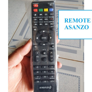 Điều khiển tivi asanzo internet loại ngắn - hàng chuẩn đẹp mới 100% - bh 3 tháng lỗi đổi mới