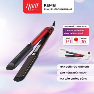 Máy Ép Tóc Uốn Duỗi Là Thẳng Làm Xoăn Mini 2 Trong 1 KEMEI Km-531