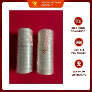 Băng dính 1cm, 1 lốc 12 cuộn - vpp quốc huy