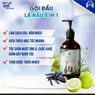 Dầu gội lá nấu thảo dược không silicon, k paraben, giảm rụng hói, kích mọc tóc, hết gàu ngứa,nấm da đầu, hết khô xơ