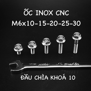 ỐC INOX TL M6 CNC ĐẦU CHÌA KHOÁ 10