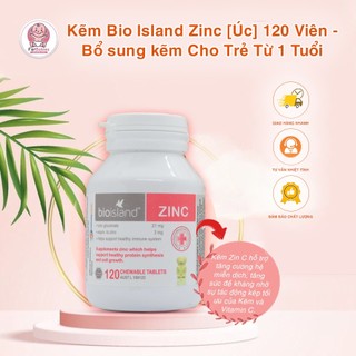 Kẽm Zinc bioisland cho bé từ 1 tuổi
