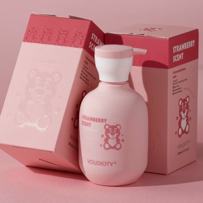 Sữa Tắm Gấu Dâu 2in1 300ml Dành Cho Trẻ Em, Dịu Nhẹ, An Toàn Cho Da