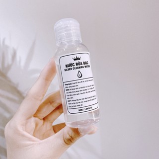  Nước rửa trang sức bạc 50ml dung dịch làm sáng bóng bạc như mới 