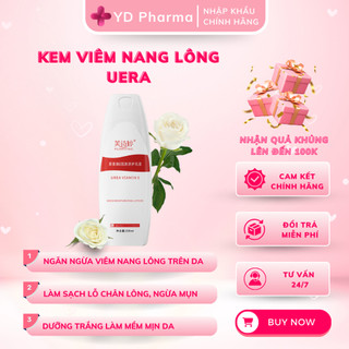 Kem Da Liễu Viêm Nang Lông UERA 200ml, Sạch Lỗ Chân Lông, Loại Bỏ Sừng Nang Lông, Ngăn Ngừa Mụn, Dưỡng Trắng, Da Mềm Mịn