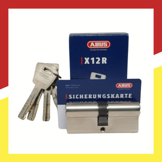 Ruột khóa đức cao cấp abus x12r nikel 35/35 4 chìa vi tính có bi chống dò
