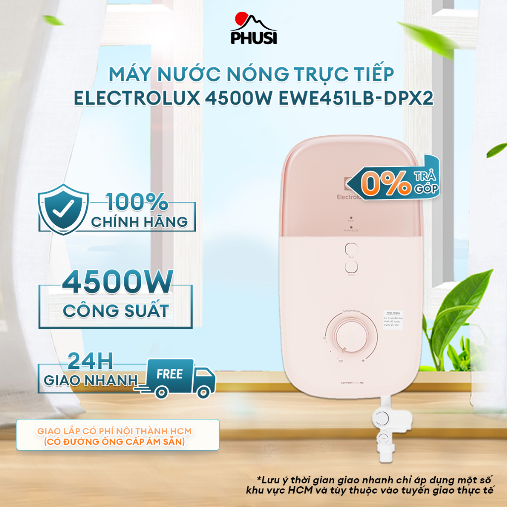 Máy nước Nóng Electrolux EWE451LB-DPX2 4500W