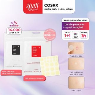[Siêu Hiệu Quả] Miếng Dán Mụn Giảm mụn Cosrx 24 miếng Acne Pimple Master Patch màu đỏ