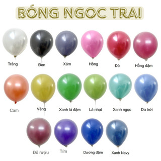 Bong Bóng Màu Ngọc Trai - abshop com vn