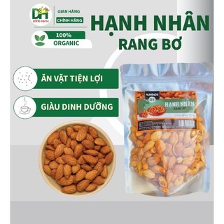 Túi 500g hạnh nhân rang bơ vỏ mỏng.