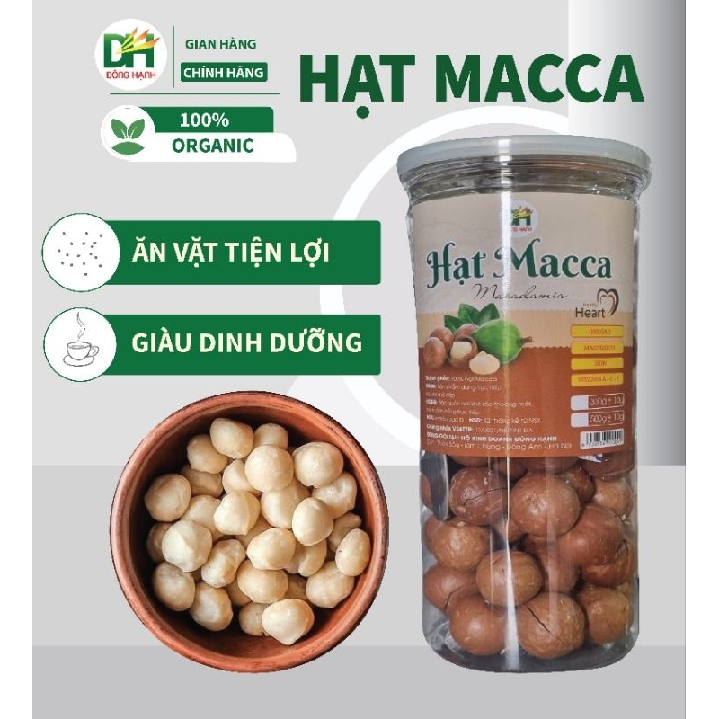 Hũ 500g macca tự nứt ( 85k/500g)