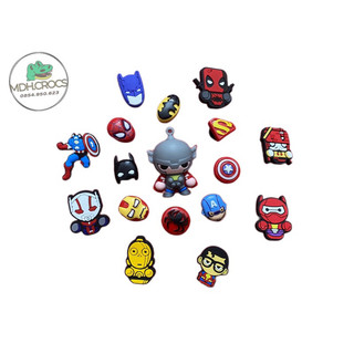 Set sticker, charm siêu nhân 2d, 3d, 4d