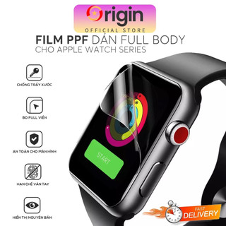 Miếng dán ppf apple watch size 38 40 41 42 44 45 49 mm series dẻo chống trầy xước
