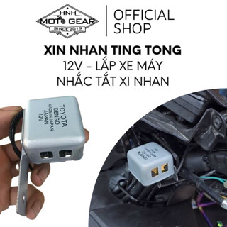 Xi nhan ting tong / cục kêu ting tong xi nhan xe máy chống quên tắt xi nhan