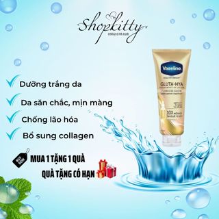 Dưỡng trắng an toàn Vaseline 10X, 50X tuýp to 320ML thấm nhanh, không bết dính [ cam kết chính hãng - Thái Lan]