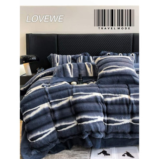Luxuryfur - bộ chăn ga cao cấp nỉ lông cáo