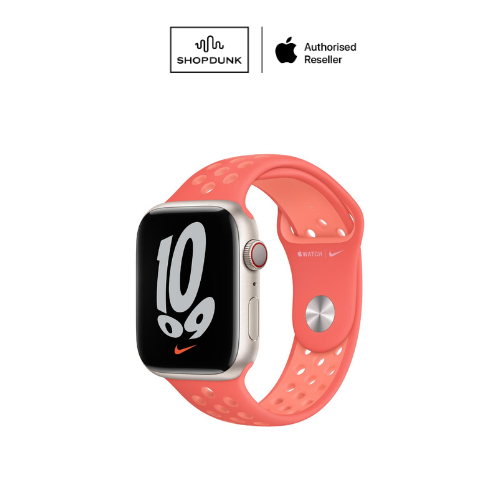 Dây đeo Apple Watch 41mm Magic Ember/Crimson Bliss Nike Sport Band
