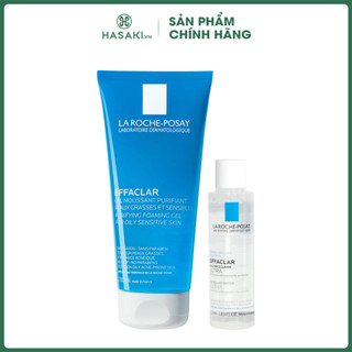 Combo La Roche-Posay Gel Rửa Mặt Cho Da Dầu 200ml + Nước Tẩy Trang Da Dầu 50ml
