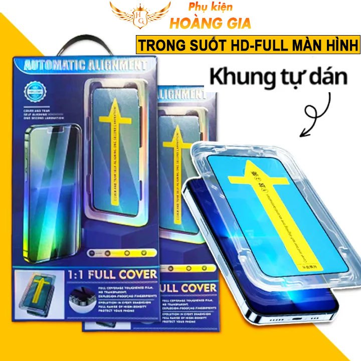 Kính cường lực iPhone tự dán iP 11promax 17 Pro max 11 15promax 14 pro max 16Pro 12Promax 13 Pro 12 Pro 14Plus 8Plus