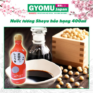 Nước tương Shoyu hảo hạng 400ml T12 - Gyomu Japan