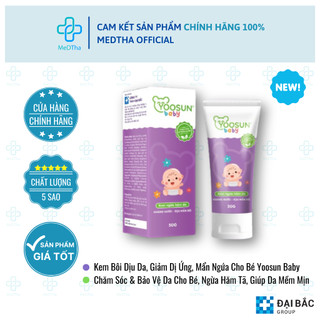 Yoosun Baby - Chăm Sóc Da, Dịu Nhẹ, Ngừa Hăm, Giảm Ngứa, Dưỡng Da Cho Bé, Tái Tạo Da (Tuýp 50g) [Chính Hãng]