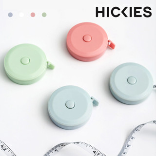 Cuộn thước dây mini nhỏ gọn tiện dụng mang theo bên mình 150cm có nút ấn thu dây, đo vòng eo chân, may vá - HICKIES
