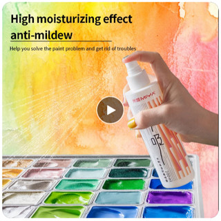 MIYA HIMI - Chai xịt giữ ẩm bảo quản màu Himi Gouache ♥ Hạn chế ẩm mốc, khô nứt, hồi sinh màu trên palette