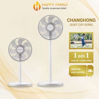Quạt cây đứng quạt điện 7 cánh Xiaomi ChangHong sử dụng motor đạn bạc không gây tiếng ồn hiệu năng làm mát cao