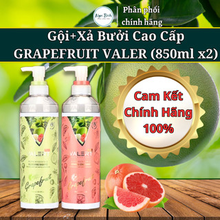 Dầu Gội Xả Bưởi Grapefruit Valert 850ML giúp dày tóc ,ngăn ngừa rụng tóc ,kích thích mọc tóc