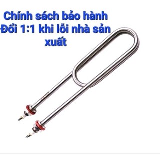 (HÀNG LOẠI 1 INOX 304)Còng điện U kép, thanh nhiệt đun nước, maiso tủ cơm, ruột gà  điện trở 380V - 4kw/3kw/5kw/6kw
