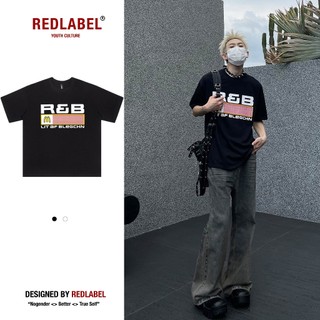 Áo Thun REDLABEL "R&B" Tshirt, Áo Phông In Họa Tiết Tay Lỡ Chất Vải Cotton 250gsm Form Oversize