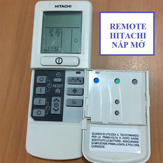Remote Điều khiển ĐIỀU HÒA HITACHI INVERTER loại mở nắp - hàng đẹp 100% - bh 3 tháng lỗi đổi mới