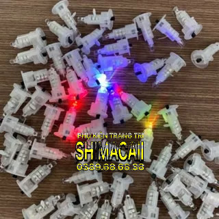 Combo 10 đèn led chớp chuyển màu gắn lồng đèn có sẵn pin - đèn led pin gắn lồng đèn các loại