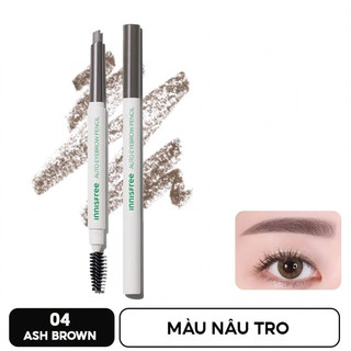 Chì Kẻ Mày 2 Đầu Innisfree Auto Eyebrow Pencil