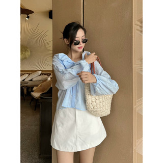 [RÁCH STORE] Áo Kiểu - Cổ Bèo - Cột Nơ - Tay Dài Bo