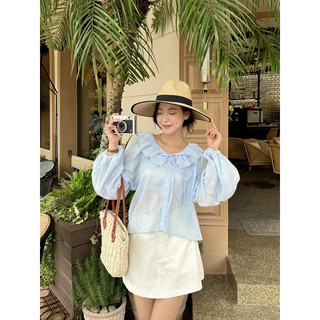 [RÁCH STORE] Áo Kiểu - Cổ Bèo - Cột Nơ - Tay Dài Bo
