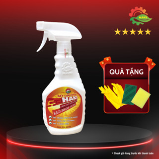 [TẨY CỰC MẠNH] Tẩy trắng bồn sứ, sen vòi inox, gạch men nhà tắm, cặn canxi Haki chai 500ml