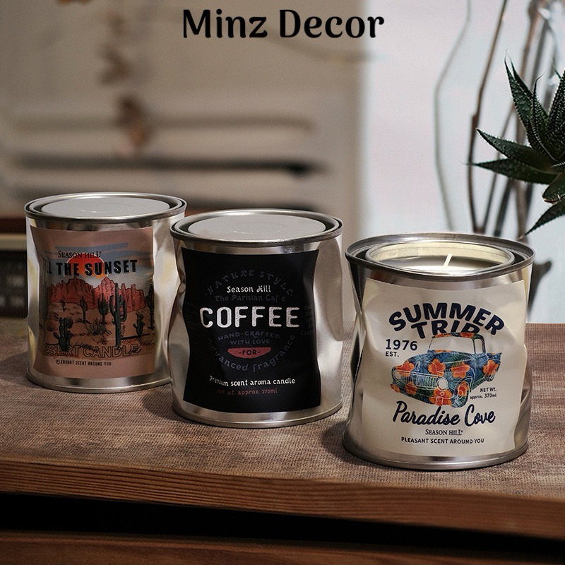 Nến Thơm Aroma Candel Sáp Đậu Nành Nguyên Chất Hũ 280g, Thư Giãn, Trang Trí