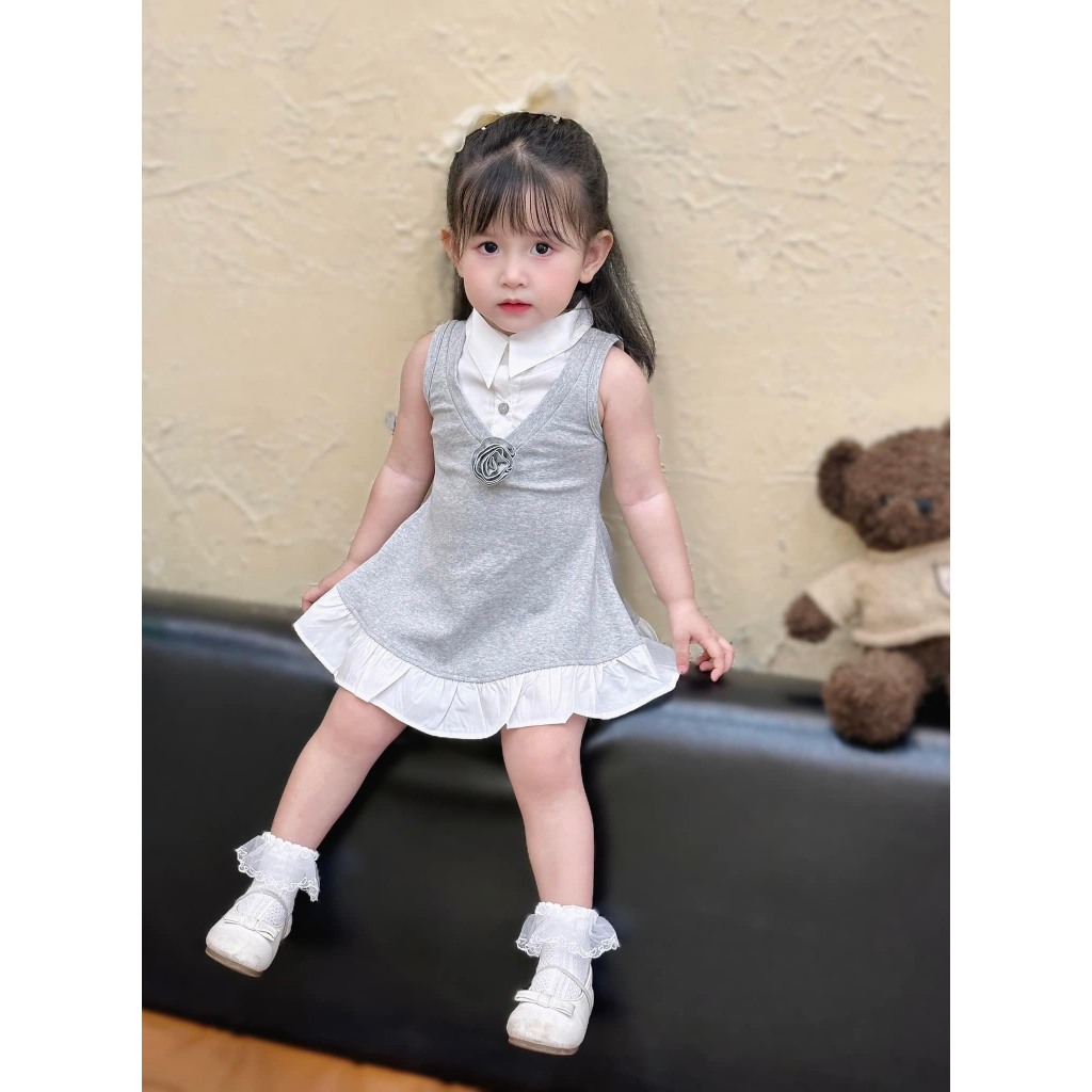 Đầm phối bâu sơ mi DAK STUDIO
