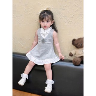Đầm phối bâu sơ mi dak studio