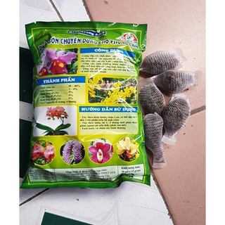 PHÂN HỮU CƠ TAN CHẬM CHO LAN(GÓI 30 TÚI) – DINH DƯỠNG HOÀN HẢO CHO HOA, CÂY KIỂNG
