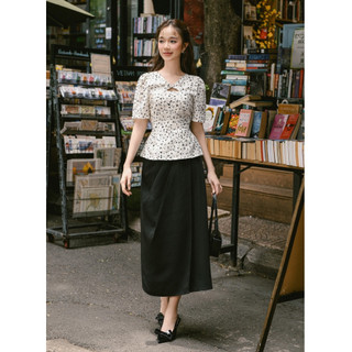 OLV - Chân váy chữ A trơn dáng dài Annika Skirt