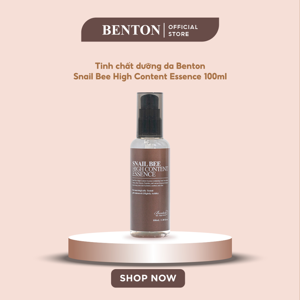 Tinh chất dưỡng da Benton Snail Bee High Content Essence 100ml