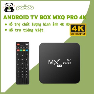 Android TV Box MXQ PRO 4K bản 32GB+512GB Tiếng Việt Wifi 5G, Android 11.1 Độ phân giải 4K,xem youtube.