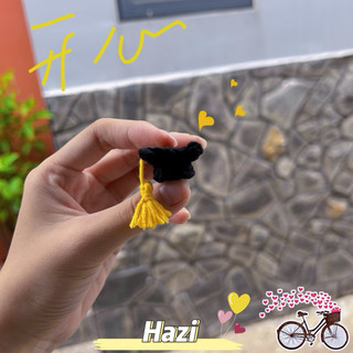 Nón tốt nghiệp len mini (phụ kiện đính kèm) - KHÔNG MUA LẺ