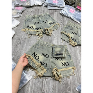 Quần Short Nử Lộ Túi Thêu No.No