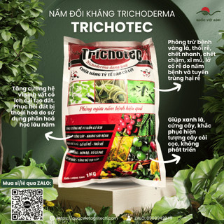 Nấm trichoderma đối kháng bệnh - trichotec - phòng ngừa nấm bệnh hiệu quả - 1kg