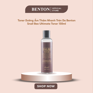 Toner Dưỡng Ẩm Thấm Nhanh Trên Da Benton Snail Bee Ultimate Toner 150ml